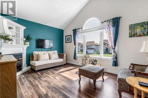 15 Cloudberry Drive, Paradise, NL - Indoor Photo Showing Living Room With Fireplace