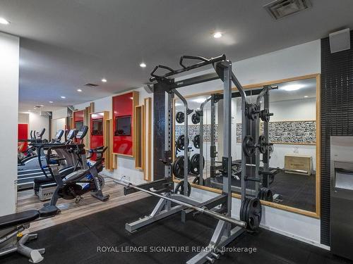 723-510 King St E, Toronto, ON - Indoor Photo Showing Gym Room