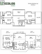 EcoLog Home Floor Plan - 