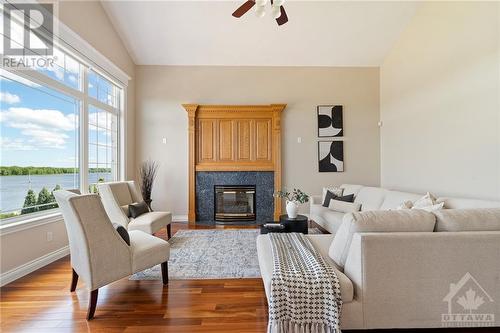 6373 Radisson Way, Ottawa, ON - Indoor Photo Showing Living Room With Fireplace