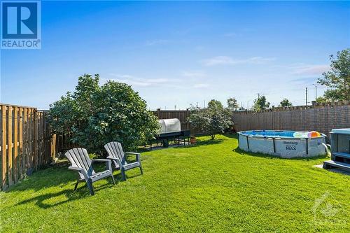 226 Eye Bright Crescent, Ottawa, ON - Outdoor With Above Ground Pool With Backyard