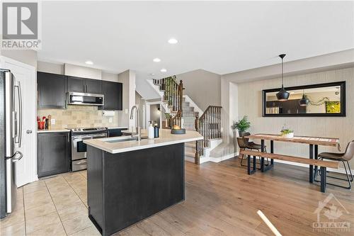 226 Eye Bright Crescent, Ottawa, ON - Indoor Photo Showing Kitchen With Stainless Steel Kitchen With Double Sink With Upgraded Kitchen