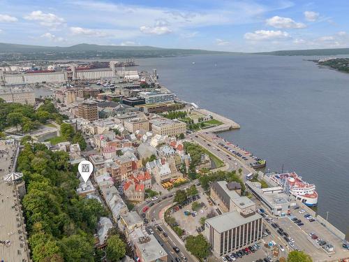 Aerial photo - 1-28 Rue Du Petit-Champlain, Québec (La Cité-Limoilou), QC - Outdoor With Body Of Water With View