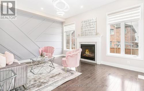 15246 Danby Road, Halton Hills (Georgetown), ON - Indoor Photo Showing Living Room With Fireplace