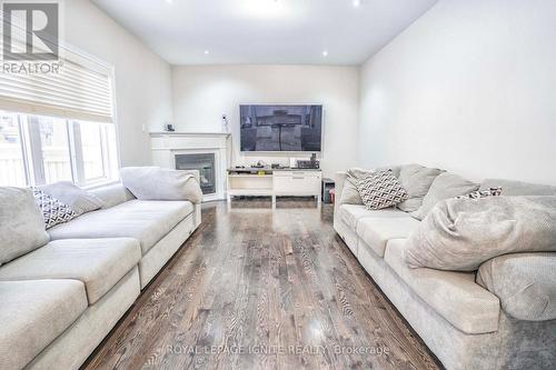 1382 Dallman Street, Innisfil (Lefroy), ON - Indoor Photo Showing Living Room With Fireplace