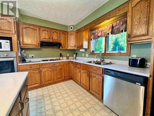 640 Shirley Street N, Timmins (Mountjoy Rural), ON - Indoor Photo Showing Kitchen With Double Sink