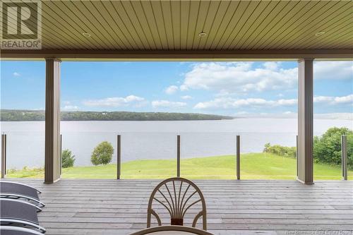 4401 102 Route, Upper Kingsclear, NB - Outdoor With Body Of Water With Deck Patio Veranda With View