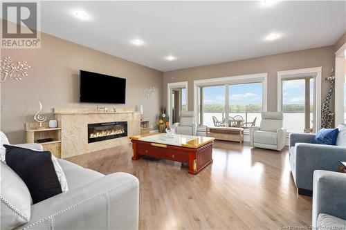 4401 102 Route, Upper Kingsclear, NB - Indoor Photo Showing Living Room With Fireplace