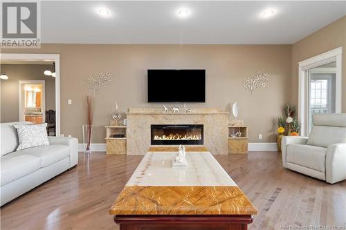 4401 102 Route, Upper Kingsclear, NB - Indoor Photo Showing Living Room With Fireplace