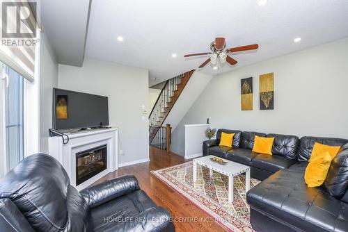 234 Inspire Boulevard, Brampton, ON - Indoor Photo Showing Living Room With Fireplace