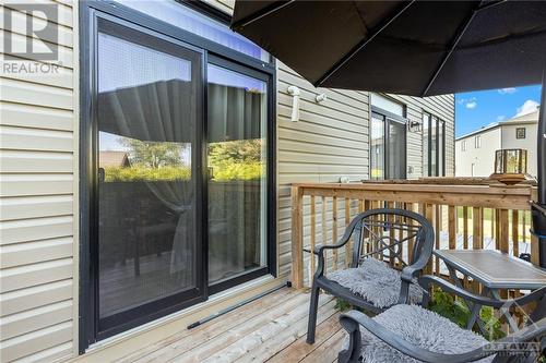 128 Attwell Private, Kanata, ON - Outdoor With Deck Patio Veranda With Exterior