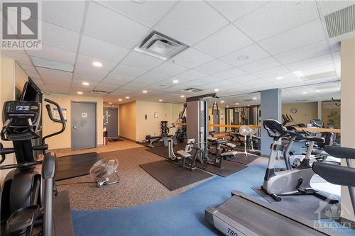 570 Laurier Avenue W Unit#1605, Ottawa, ON - Indoor Photo Showing Gym Room