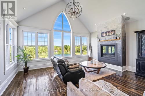 3663 Whitney Howard Road, Hamilton Township, ON - Indoor Photo Showing Living Room With Fireplace