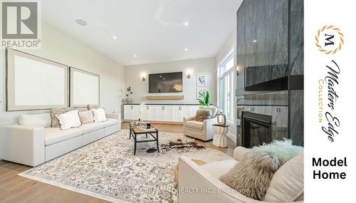 439 Masters Drive, Woodstock, ON - Indoor Photo Showing Living Room With Fireplace