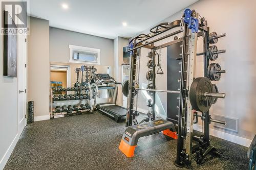 1547 Cabernet Way, West Kelowna, BC - Indoor Photo Showing Gym Room