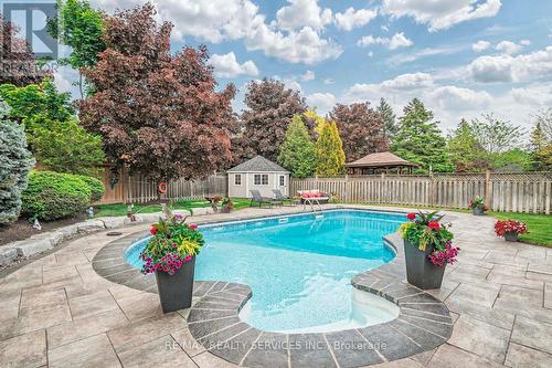 6 Mcarthur Heights, Brampton, ON - Outdoor With In Ground Pool With Backyard