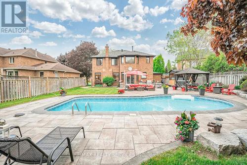 6 Mcarthur Heights, Brampton (Snelgrove), ON - Outdoor With In Ground Pool With Backyard