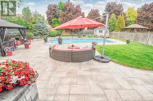 6 Mcarthur Heights, Brampton (Snelgrove), ON - Outdoor With In Ground Pool With Backyard