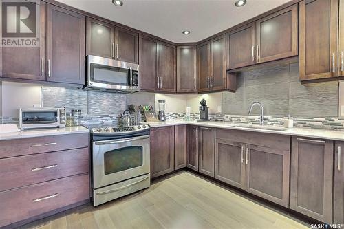 502 2300 Broad Street, Regina, SK - Indoor Photo Showing Kitchen With Upgraded Kitchen