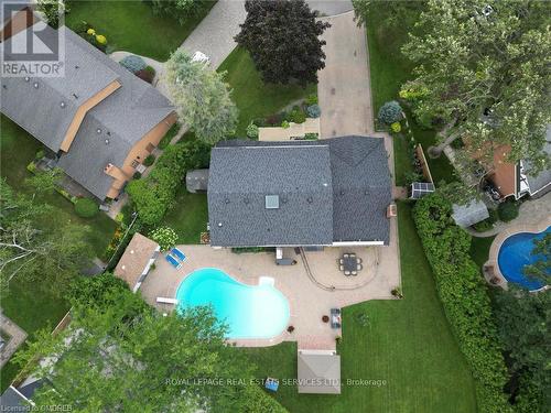 2123 Kawartha Crescent, Mississauga (Sheridan), ON - Outdoor With In Ground Pool With View