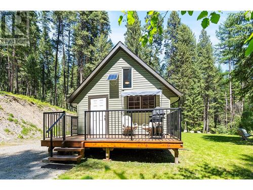 5950 Crouse Creek Forest, Westbridge, BC - Outdoor With Deck Patio Veranda