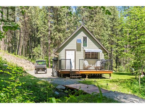 5950 Crouse Creek Forest, Westbridge, BC - Outdoor With Deck Patio Veranda