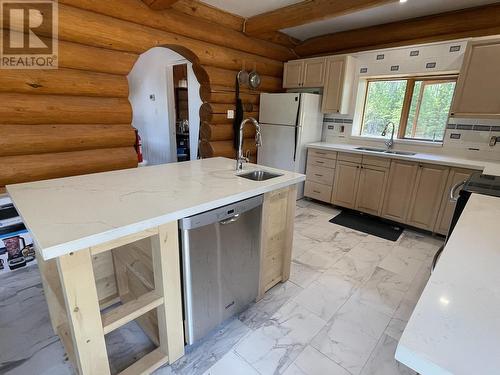 3101 Solomon Way, Terrace, BC - Indoor Photo Showing Kitchen With Double Sink