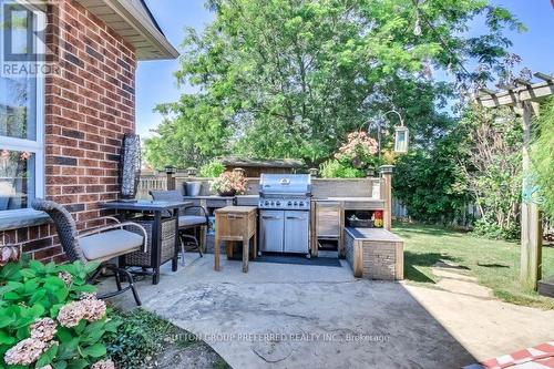 Outdoor kitchen - 1302 Blackmaple Drive, London, ON - Outdoor With Deck Patio Veranda