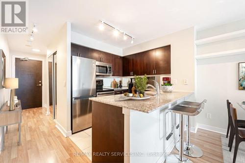 2108 - 50 Lynn Williams Street, Toronto (Niagara), ON - Indoor Photo Showing Kitchen With Stainless Steel Kitchen With Upgraded Kitchen