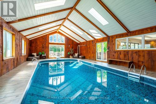 399 Old Brock Road, Hamilton, ON - Indoor Photo Showing Other Room With In Ground Pool