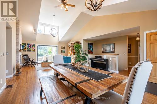 399 Old Brock Road, Hamilton, ON - Indoor Photo Showing Other Room With Fireplace