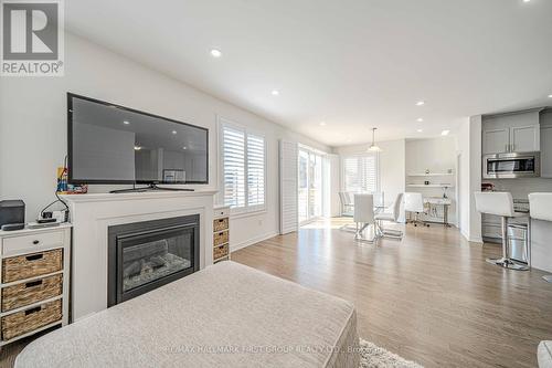 5 Toulouse Street, Whitby, ON - Indoor Photo Showing Living Room With Fireplace