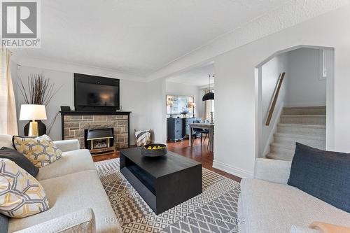 57 West 4Th Street, Hamilton (Southam), ON - Indoor Photo Showing Living Room With Fireplace