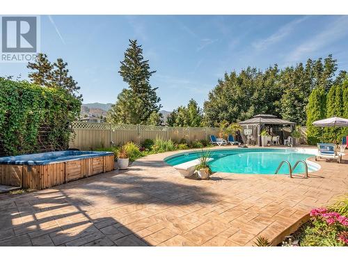 465 Okaview Road, Kelowna, BC - Outdoor With In Ground Pool With Backyard