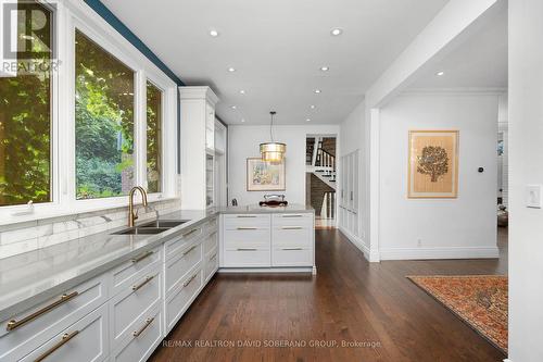 65 Blue Forest Drive, Toronto (Bathurst Manor), ON - Indoor Photo Showing Kitchen With Double Sink With Upgraded Kitchen