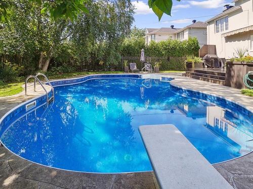 Pool - 436 Ch. Strathcona, Mont-Royal, QC - Outdoor With In Ground Pool With Backyard