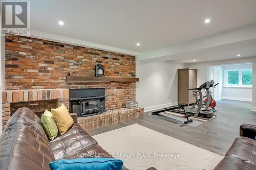 3136 Limestone Road, Milton, ON - Indoor With Fireplace