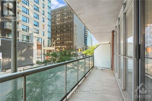 201 - 179 George Street, Ottawa, ON - Outdoor With Balcony With Exterior