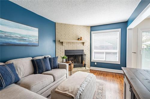 5740 Stibbard Road, Mississauga, ON - Indoor Photo Showing Living Room With Fireplace