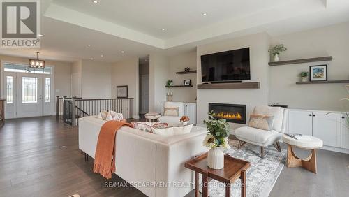 3 - 670 Bishopsgate Road, Brant (Paris), ON - Indoor Photo Showing Living Room With Fireplace