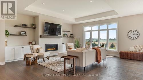 3 - 670 Bishopsgate Road, Brant (Paris), ON - Indoor Photo Showing Living Room With Fireplace