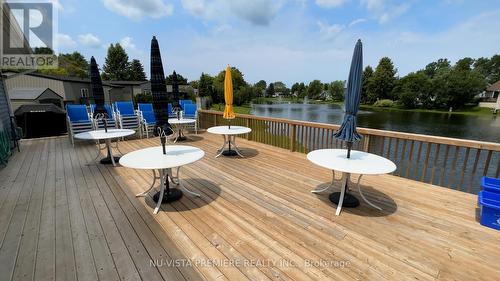 414 Shannon Boulevard, South Huron (Stephen Twp), ON - Outdoor With Body Of Water With Deck Patio Veranda With Exterior