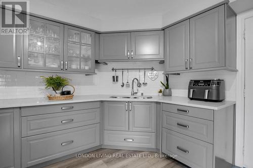 2 - 20 Kernohan Parkway, London, ON - Indoor Photo Showing Kitchen With Double Sink