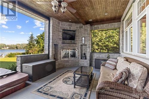 7429 Carter Road, Ottawa, ON - Outdoor With Fireplace With Deck Patio Veranda With Exterior