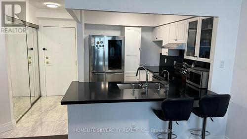 #2206 - 55 Elm Drive W, Mississauga, ON - Indoor Photo Showing Kitchen