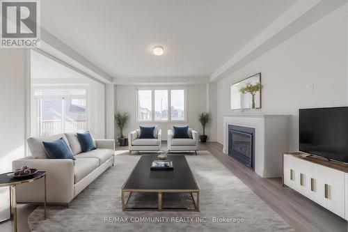 532 Hornbeck Street, Cobourg, ON - Indoor Photo Showing Living Room With Fireplace