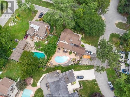 465 Roselawn Drive, Windsor, ON - Outdoor With In Ground Pool With View