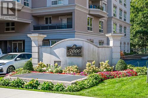 801 - 3000 Creekside Drive, Hamilton, ON - Outdoor With Balcony With Facade