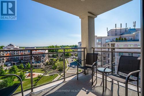 801 - 3000 Creekside Drive, Hamilton, ON - Outdoor With Balcony With View With Exterior