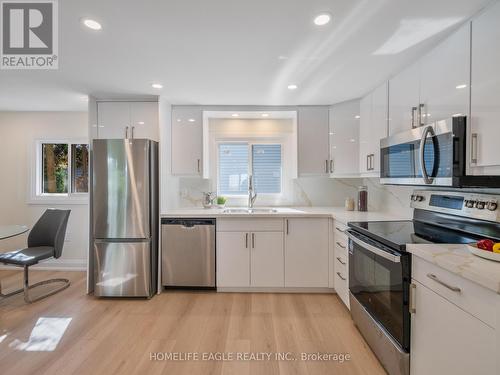 256 Parkwood Avenue, Georgina (Keswick South), ON - Indoor Photo Showing Kitchen With Stainless Steel Kitchen With Upgraded Kitchen